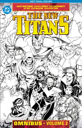 The New Titans Omnibus Vol. 2 cover